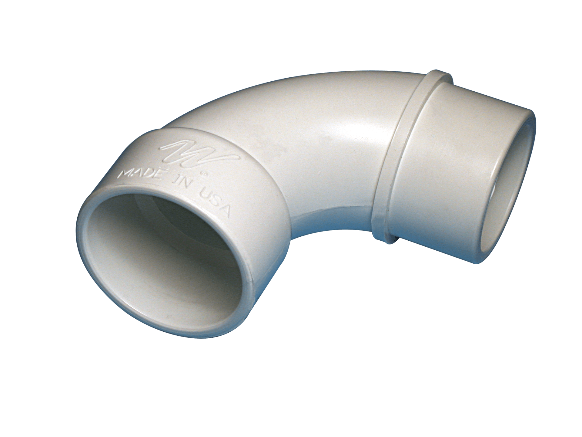 Waterway Plastics 90-Degree Sweep Elbow, 1-1/2" PVC | 411-9100