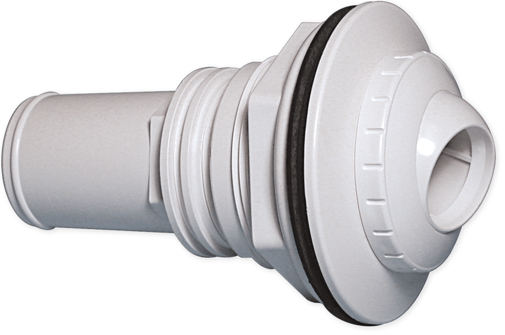 Waterway Plastics Eyeball Fitting, White | 550-9340