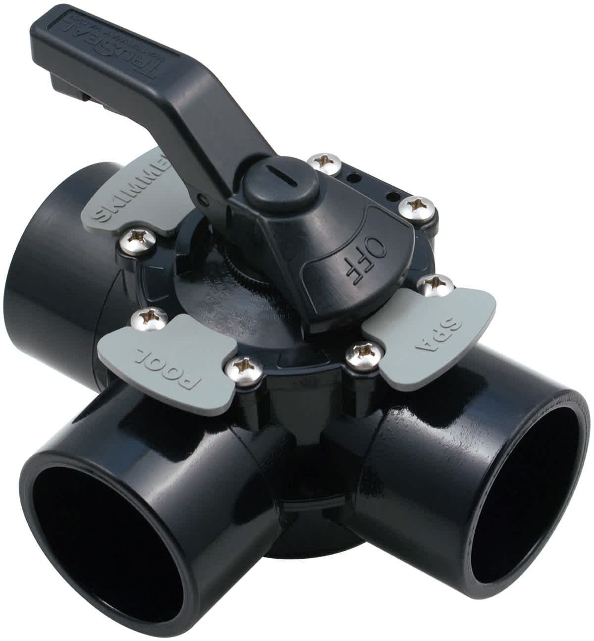 Waterway 3-Way Truseal Diverter Valve , 2" X 2-1/2" | 600-7100-CPVC