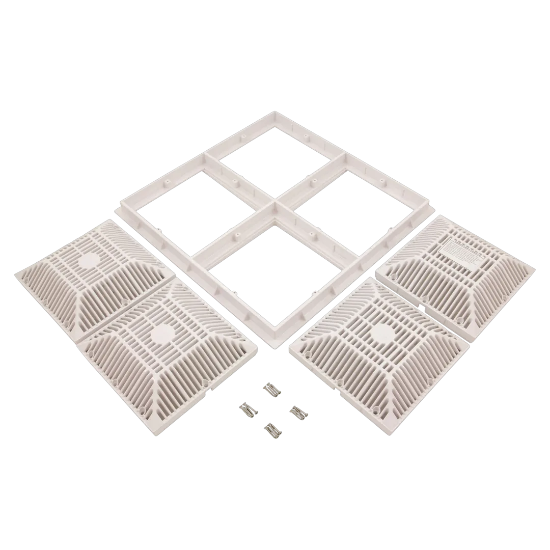 Waterway 640-4770 V Grate & Frame White