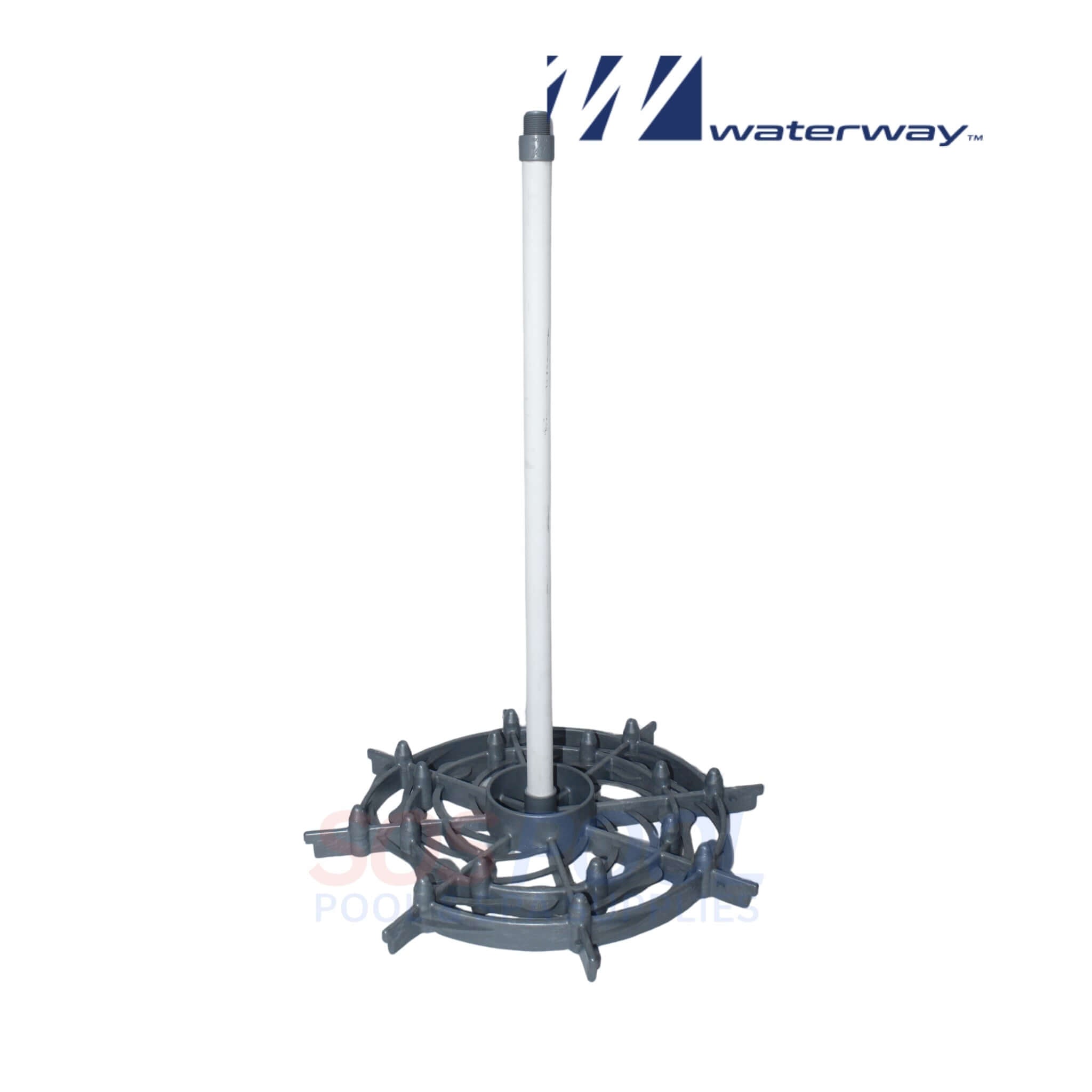 Waterway DE Grid Support Assembly For Crystal DE Filter | 26" PVC Shaft | 48 sq. ft. | 550-4310