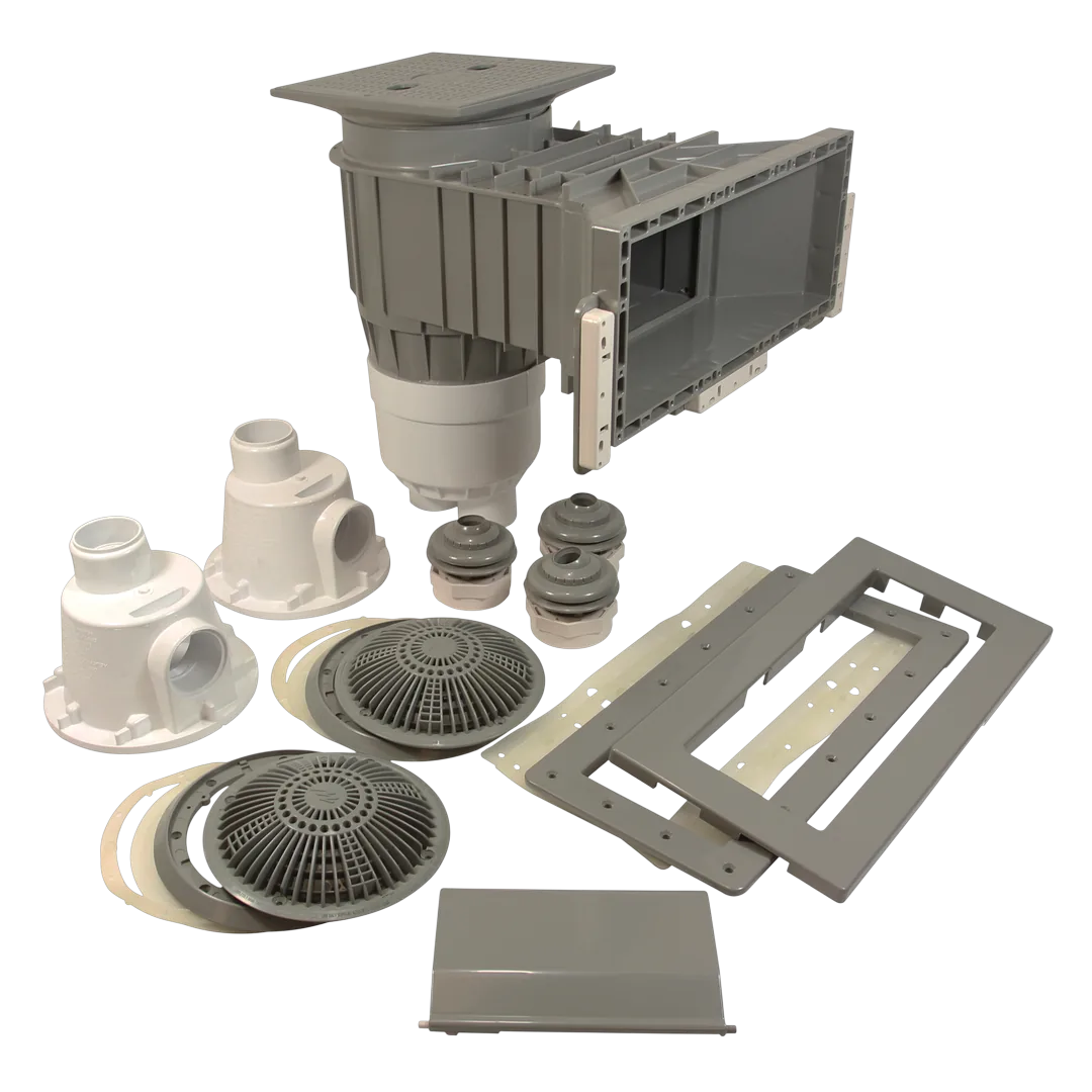 Waterway 545-8507 Renegade Wide Mouth Vinyl Liner Skimmer Builder's Pack