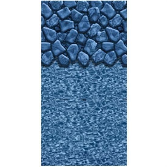 Above-Ground Pool 20 GA. 48" Boulder Swirl Beaded Vinyl Liner- 18’ Round