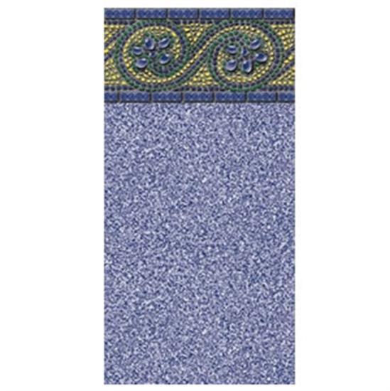 Above-Ground Pool 25 GA. 48” Rolling Rock Uni-bead - J-Hook Vinyl Liner- 24’ Round