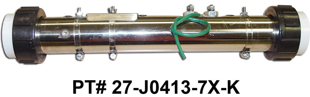 Hydro-Quip 27-J0413-7S-K Universal Series 5.5kW 230V Flow Thru Heater, 2x15" 48-1555-HS