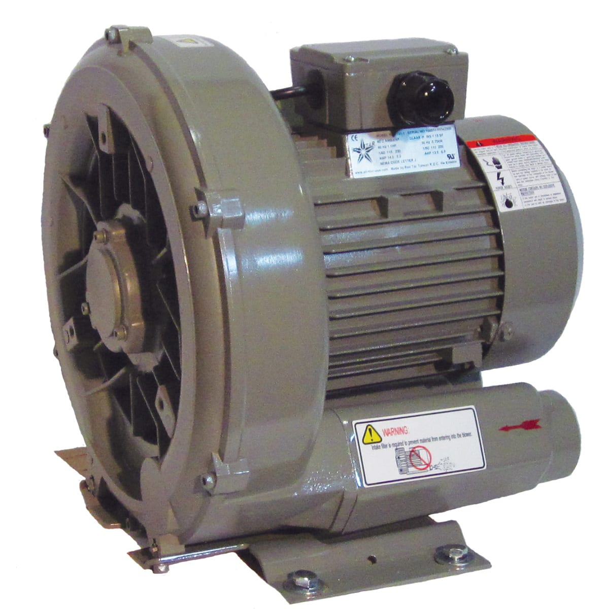 Air Supply 1 Hp Commercial Blower 240V Single Phase | RBH3-101-1