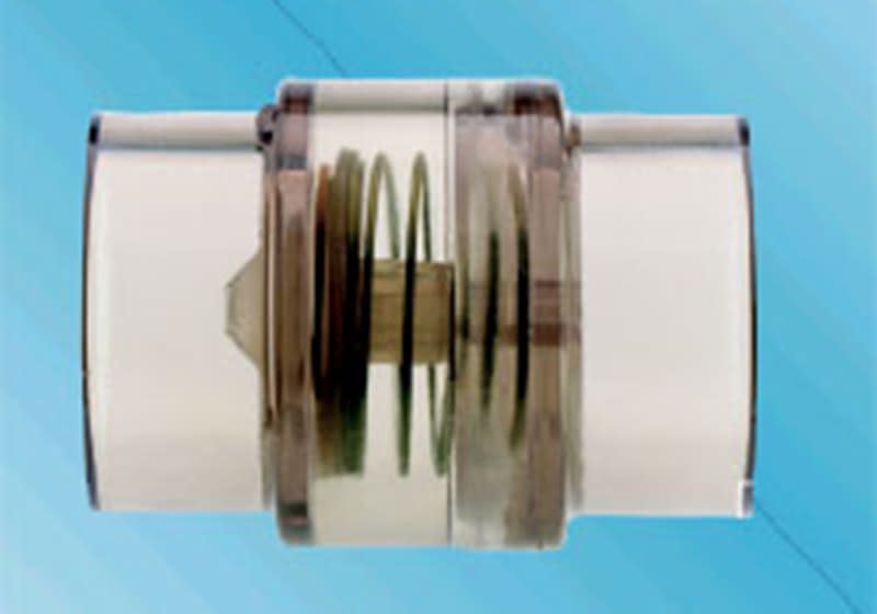 Air Supply of the Future 2" Clear Check Valve for Blowers