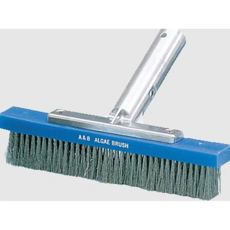 Algae Brush | A B | Stainless Bristle 6.25 Inch | Manual | Heavy Duty