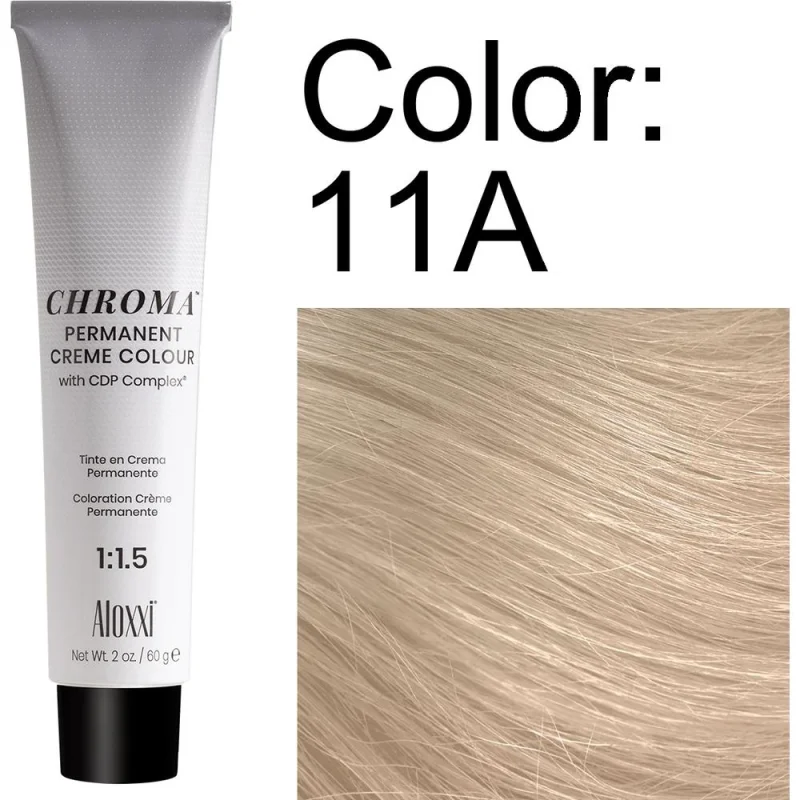 Aloxxi Chroma 11A Permanent Creme Colour / 2 oz.