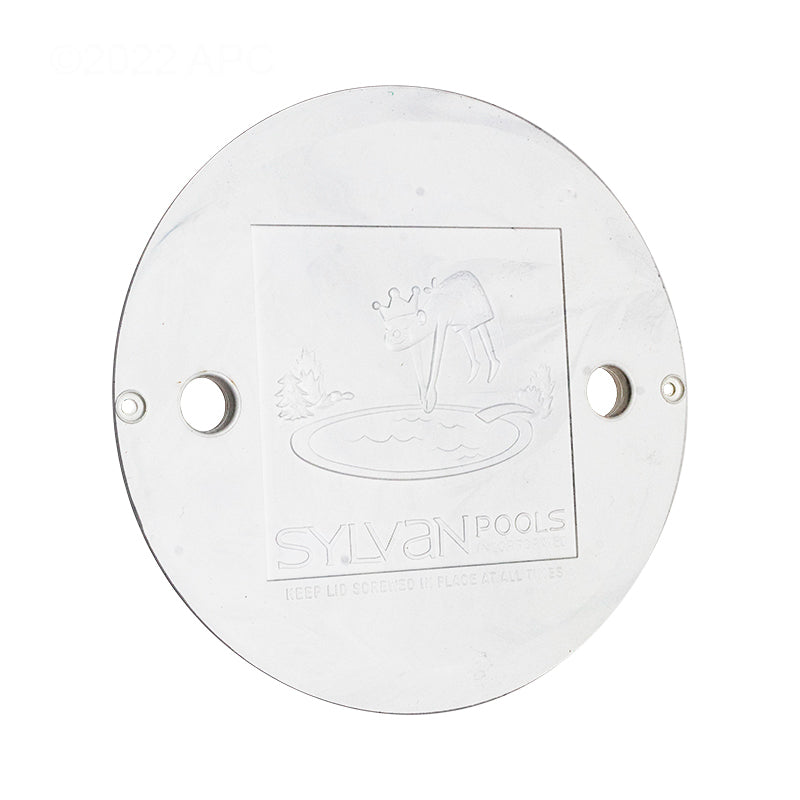 Anthony Sylvan 59200209 Skimmer Lid Round Cap 8-3/4" White PVC