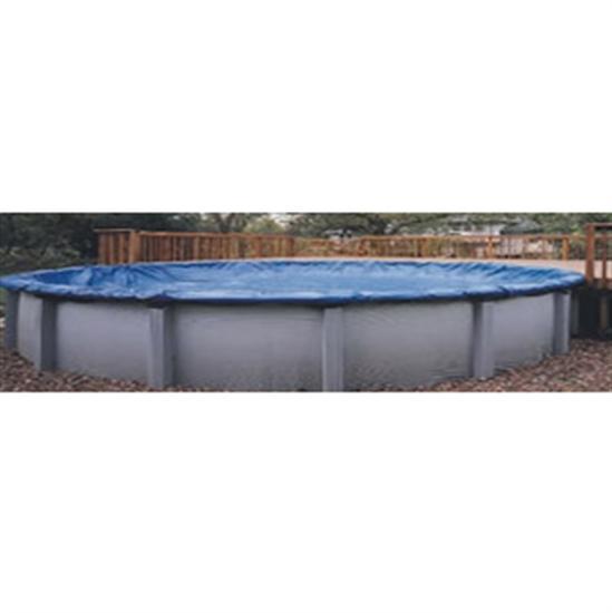 Arctic Armor 12' x 20' Oval Above Ground Winter Cover - 4 ft Overlap - 20 Yr Warranty