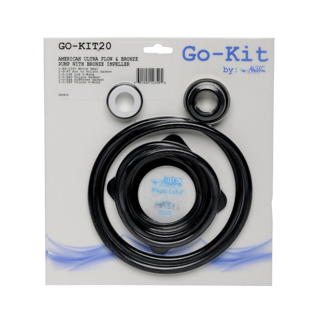 Aladdin Pump Repair Kit, for American Ultra-Flow and Bronze Pump | GO-KIT20