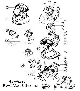 Hayward Pool Vac Ultra Universal A-Frame Kit (AXV621D)