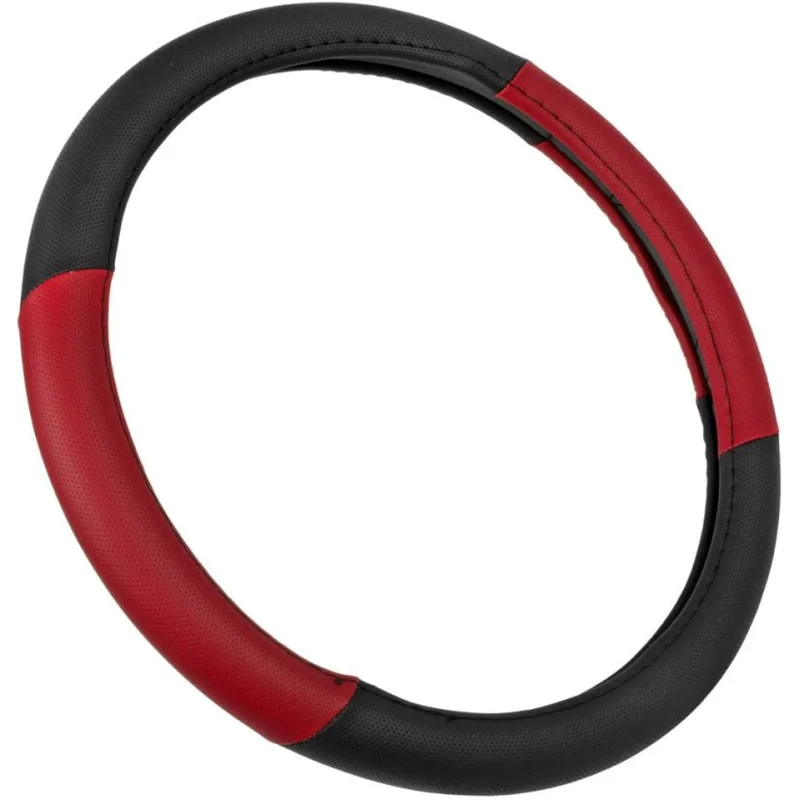 BDK Red/Black Two Tone Steering Wheel Cover