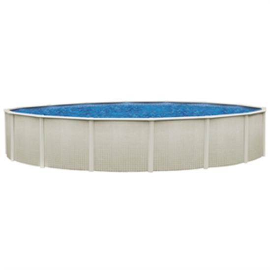 Belize 18' Round 52" Steel Pool with 6" Top Seat