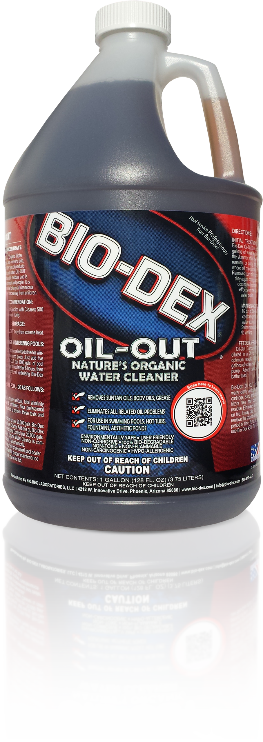 Bio-Dex 1 gal Bottle ENZYME Oil-Out Water Cleaner