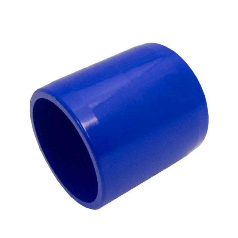 Blue 1/2" Furniture Fitting External Coupling (FF-CO-005-BLUE)