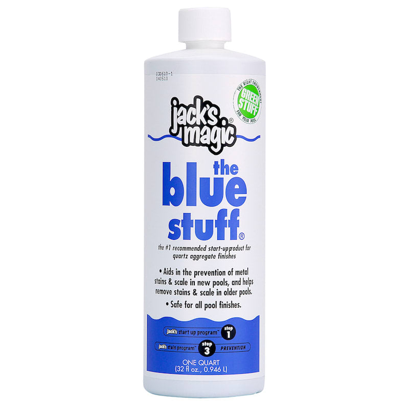 The Blue Stuff Metal Stain Remover 32oz | Jacks Magic JMBLUE032 | Pool TreatmentThe Blue Stuff Metal Stain Remover 32oz | Jacks Magic JMBLUE032 | Pool Treatment