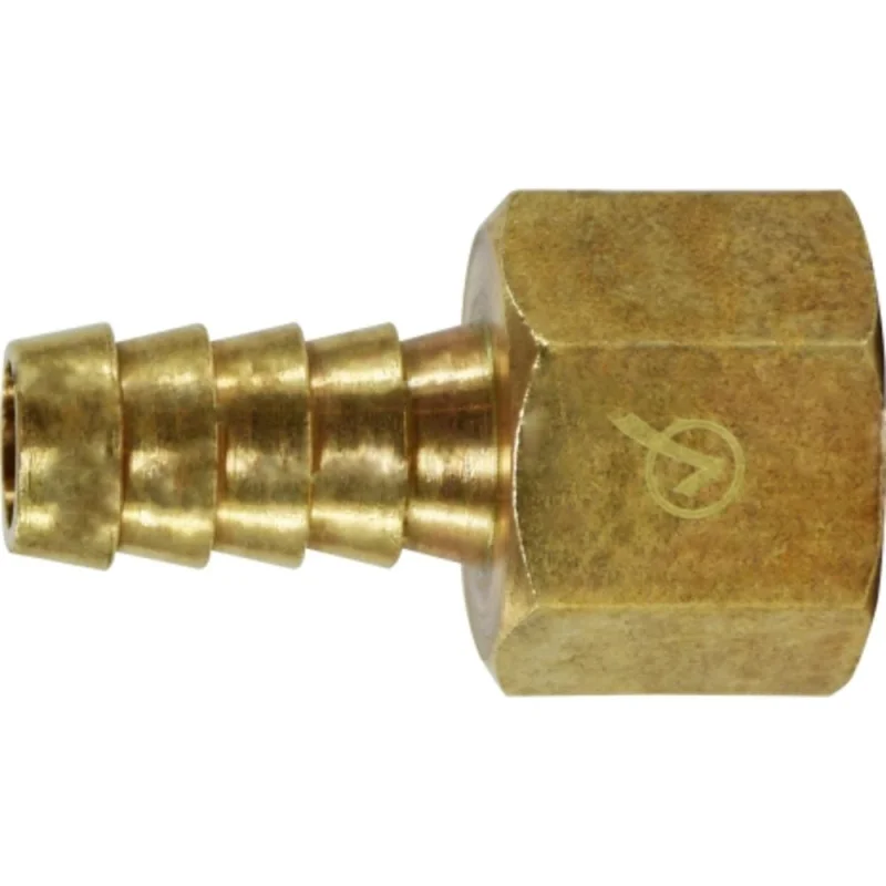 Brass LF 7129F 1/4" X 1/4" Hose Barb