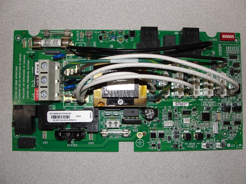 Cal Spas BP501G1 Spa Circuit Board — ELE09907297 — Patio & Escape Series 2-Pump Spa Control