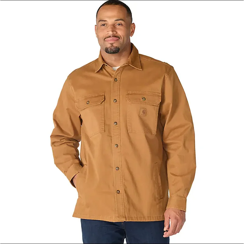 Carhartt Newcastle Shirt Jac (Carhartt Brown) Size XLT
