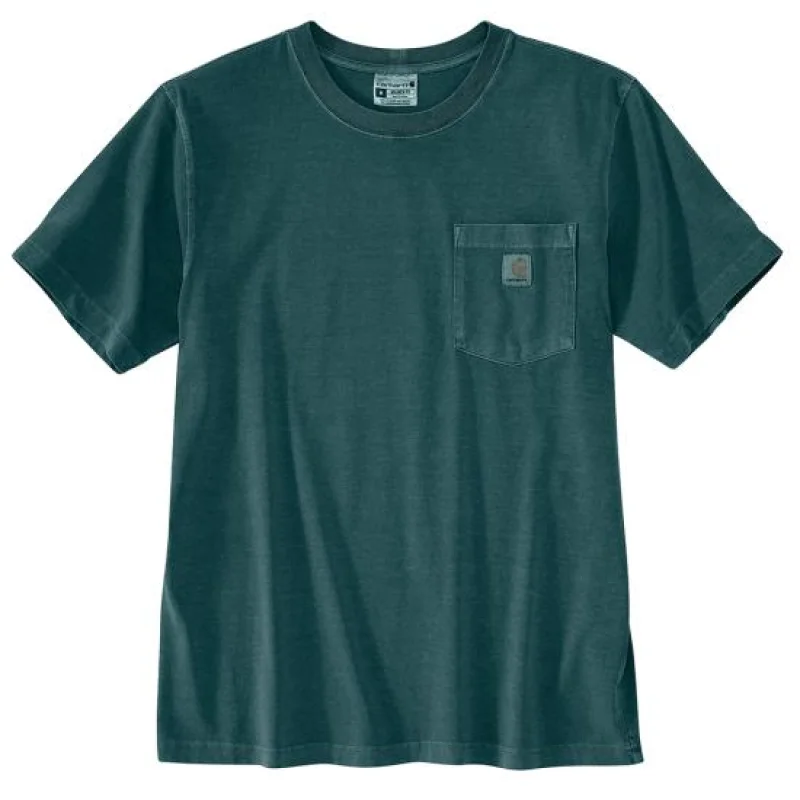 Carhartt Relaxed Fit Midweight Short-Sleeve Pocket T-Shirt (Greenstone) Size 4XL