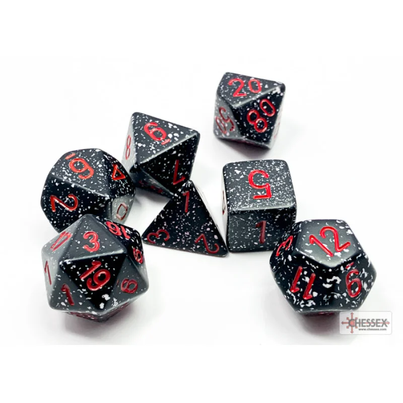 Chessex Dice: Speckled Space Polyhedral 7-Dice Set