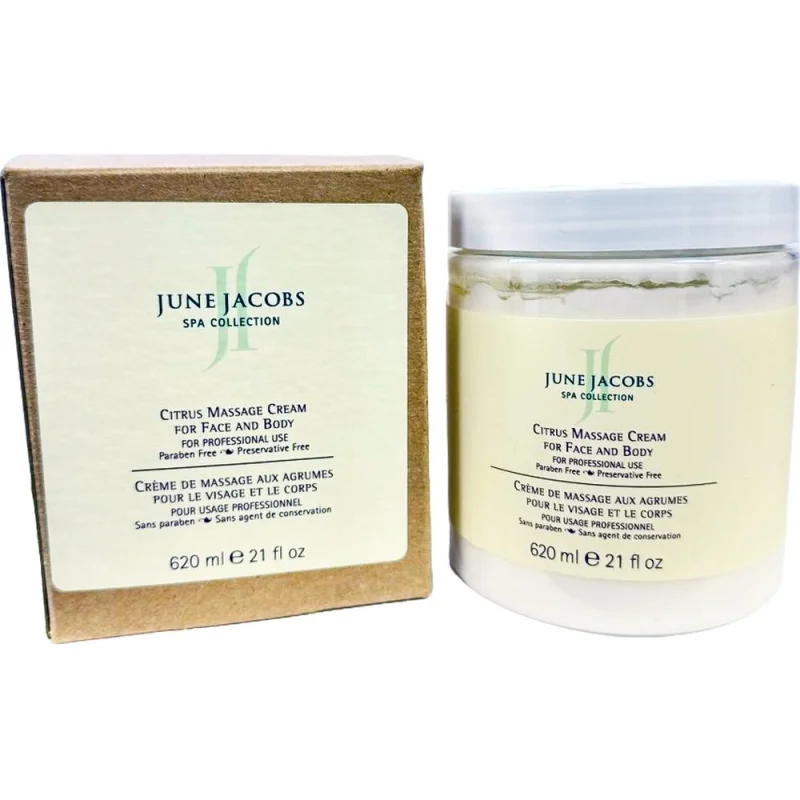 Citrus Professional Massage Cream for Face and Body / 21 oz. by June Jacobs