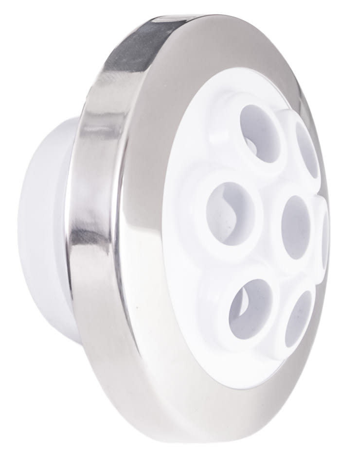 CMP Spa Master White 1.5" Internal Soft Rotation Massage Therapy Jet