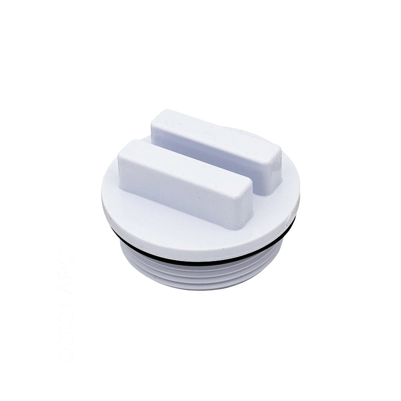 CMP APC1022C 1.5" White Raised Winter Plug MPT with O-Ring