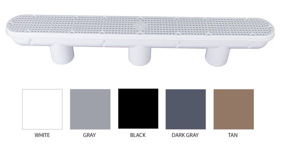 CMP 32"VGB Channel Drain And Sump, Dark Gray