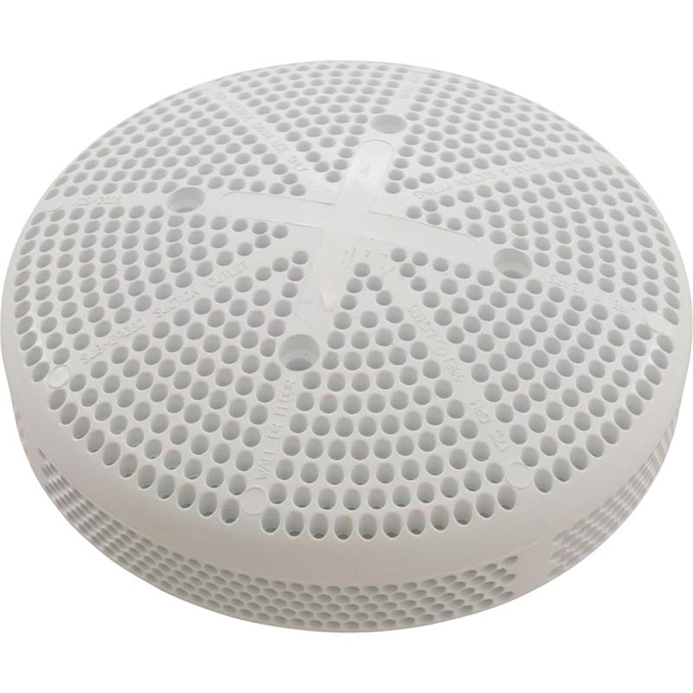 Custom Molded 25215-000-003 175 GPM VGB Fiberglass Main Drain Cover - White