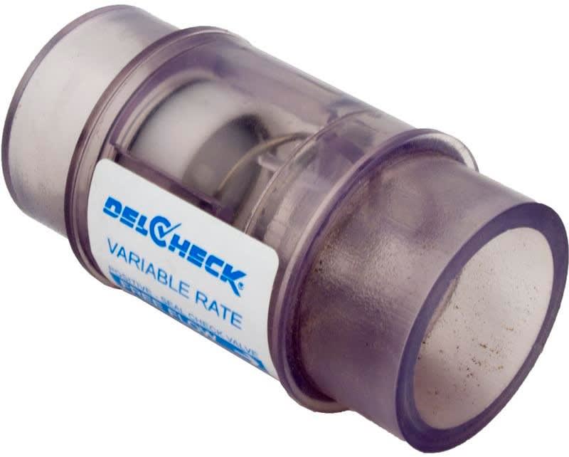 DEL Ozone Check Valve, Del Ozone CO-0102, Variable Rate