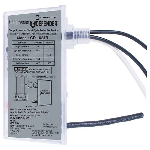 Intermatic Compressor Defender Combo Surge & Low Volt Protect
