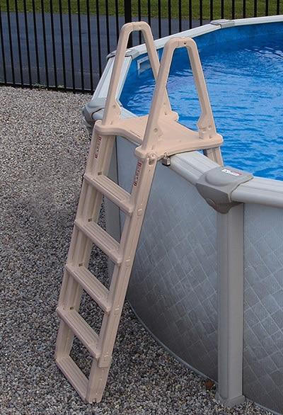 A-Frame Above Ground Pool Adjustable Ladder Confer Plastics 7100X