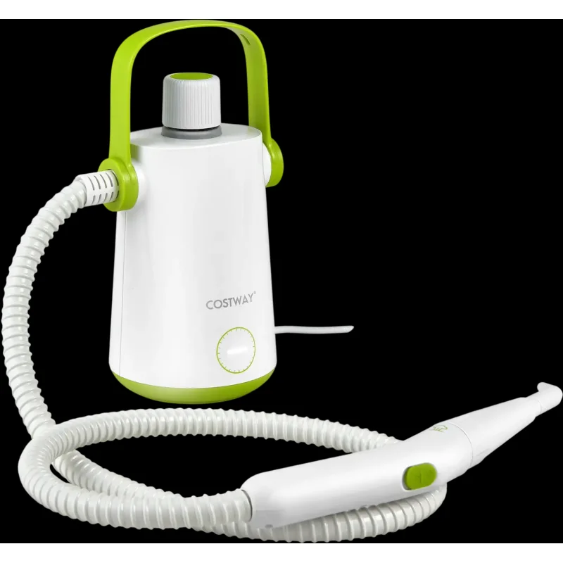 Costway 1000W Portable Handheld Steam Cleaner w/ 10 Accessories 98401657 New Green