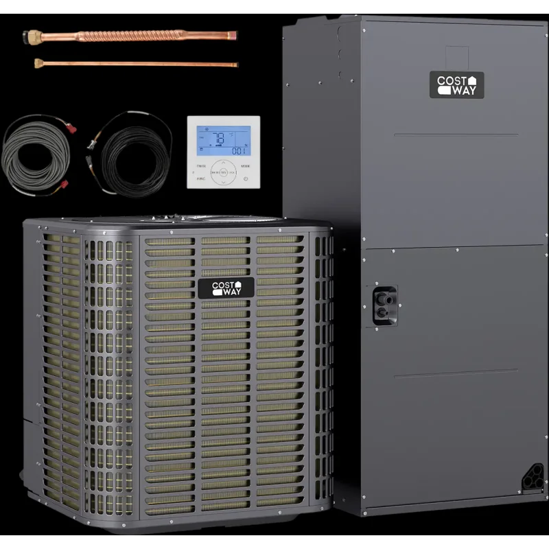 Costway 5 Ton 17 SEER2 High-Performance Heat Pump System 158762439 New