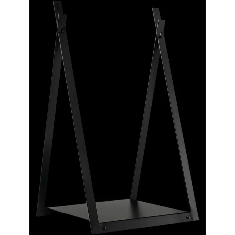 Costway Triangle Firewood Rack Raised Base Fireplace Fire Pit 93468517 New