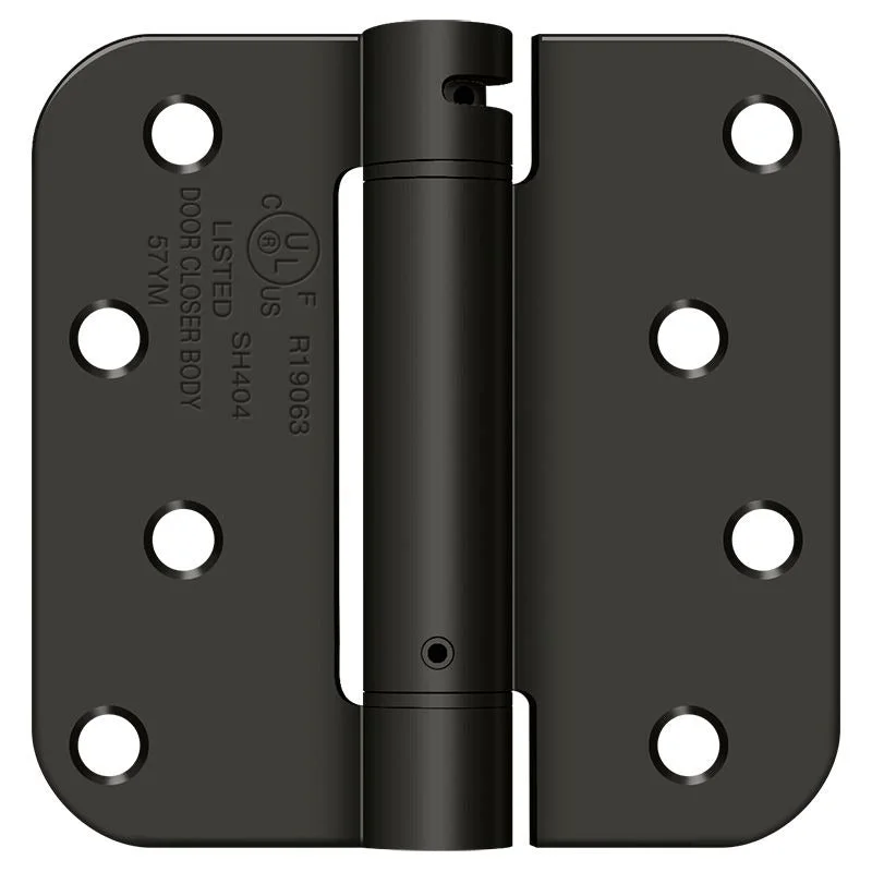 Deltana DSH4R510BT 4x4 Radius Corner Hinge Oil Rubbed Bronze