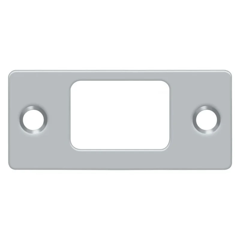 Deltana SP2753U26D Deadbolt Strike Plate Satin Chrome