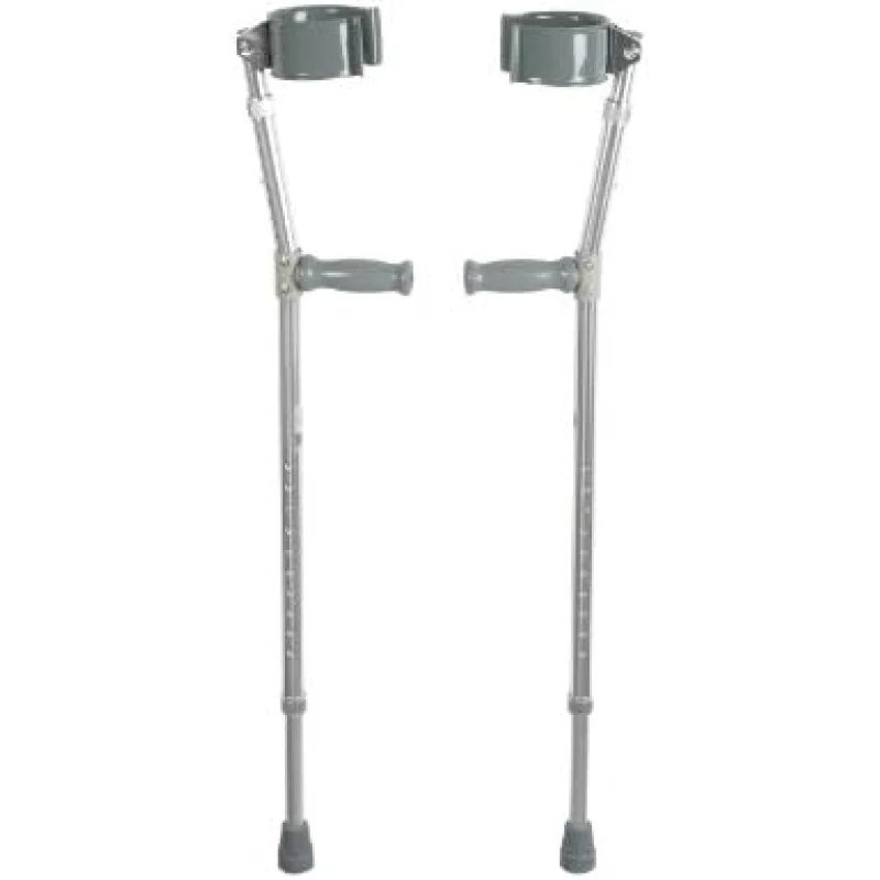 Drive Medical Forearm Crutch, Gray, Adult (10403)