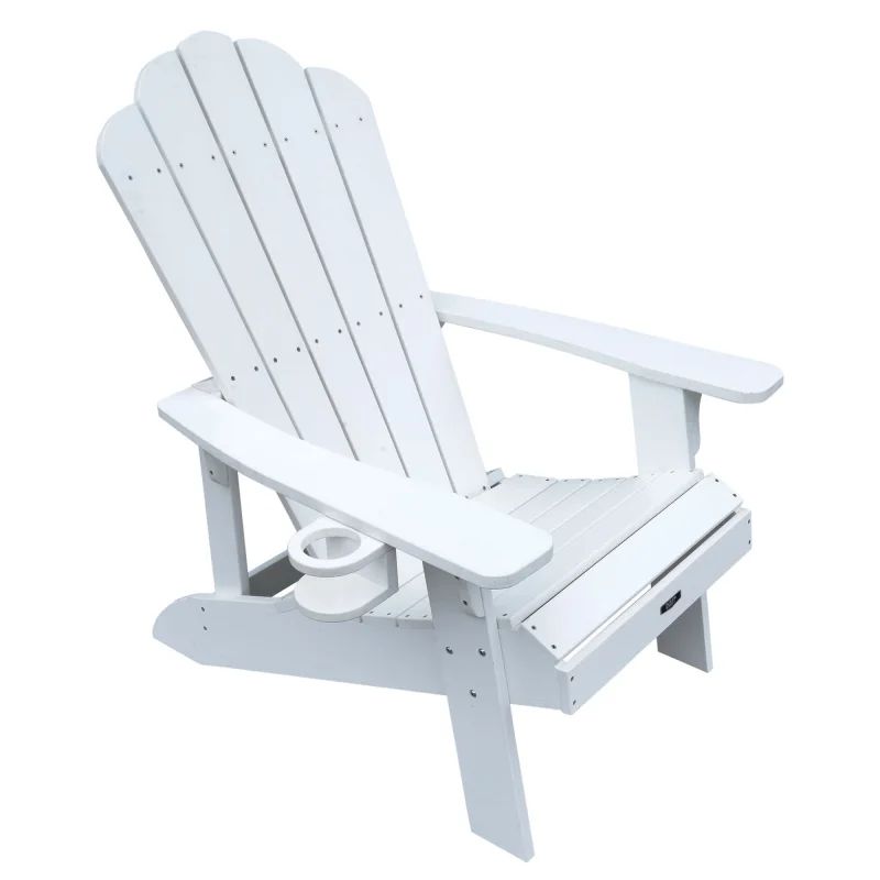 Ez-Care Tek-Wood Adirondack Chair White