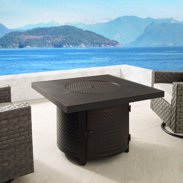 Clayton Square Aluminum LPG/NG Fire Pit