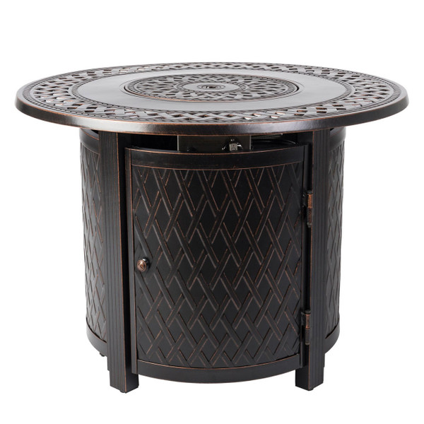 Wagner Aluminum Round LPG Fire Pit