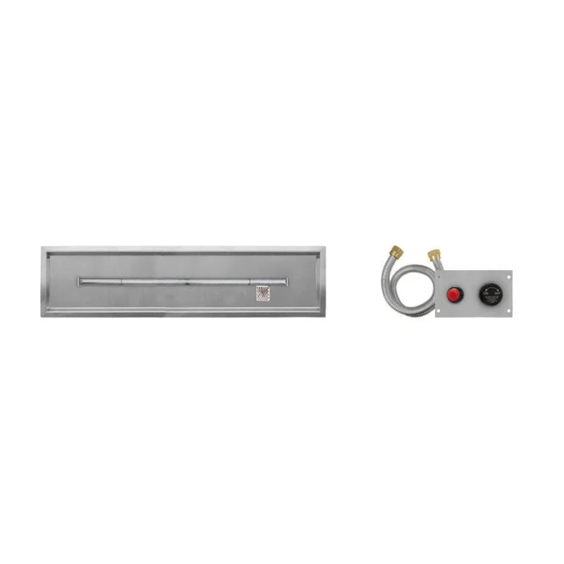 Firegear Linear Drop-In T-Burner System, 60" x 6", TPSI Ignition, Propane | LOF-6006TTPSI-P
