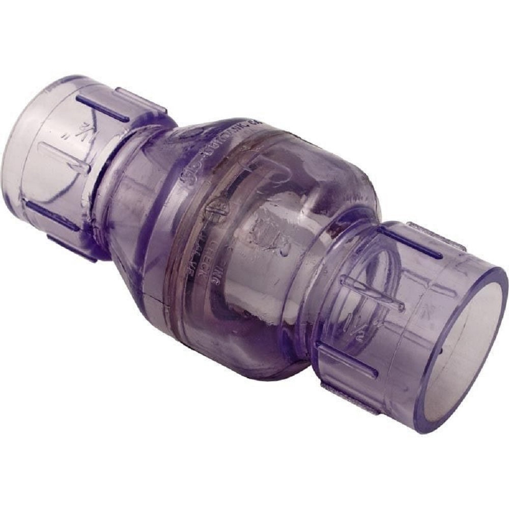 Flo Control 1011C15 1.5" Slip 1/2 lb. Spring Check Valve For Pool & Spa Plumbing System