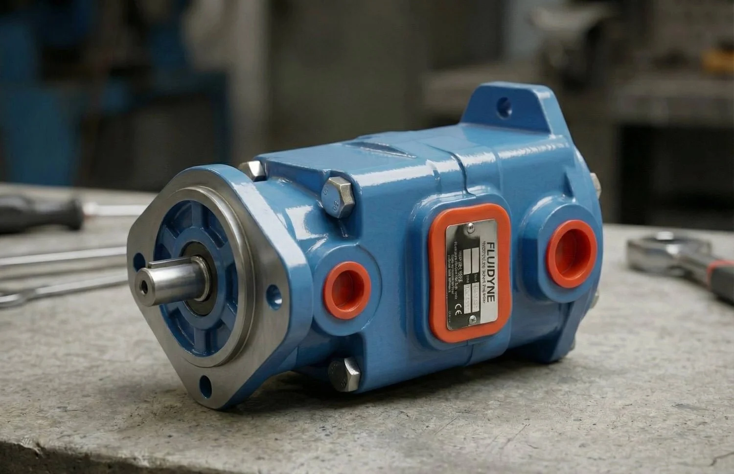 Fluidyne V20 WF820811 Vane Pump | Replacement for Vickers/Eaton V201P6P1C11L 2.0 GPM | 2500 PSI | SAE ‘A’ 2-Bolt | 3/4″ Keyed Shaft