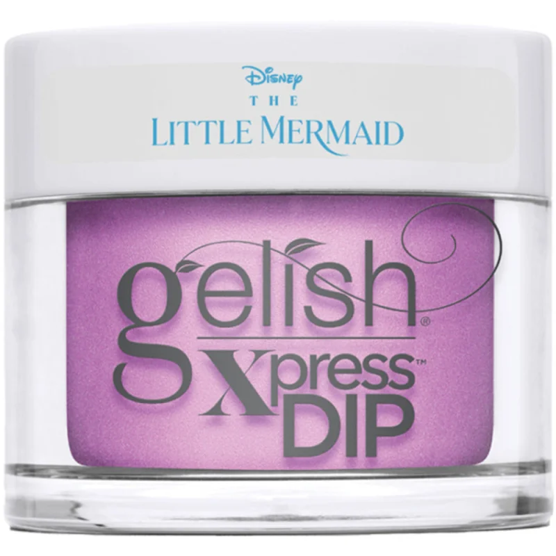 Gelish Xpress Dip - Splash Of Color Collection in Celebration of Disney's film The Little Mermaid - Tail Me About It / 1.5 oz.
