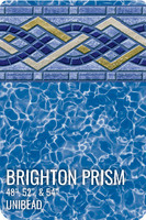 GLI Brighton Prism Above Ground Unibead Liner 30' Round 54" Wall, 05-0030RD-BPM-UB-54