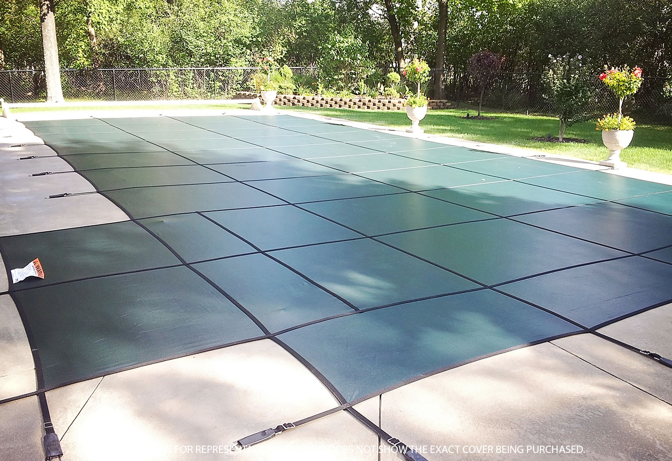 GLI ProMesh 12' x 20' 6R/2R Rect Mesh Safety Cover, Gn